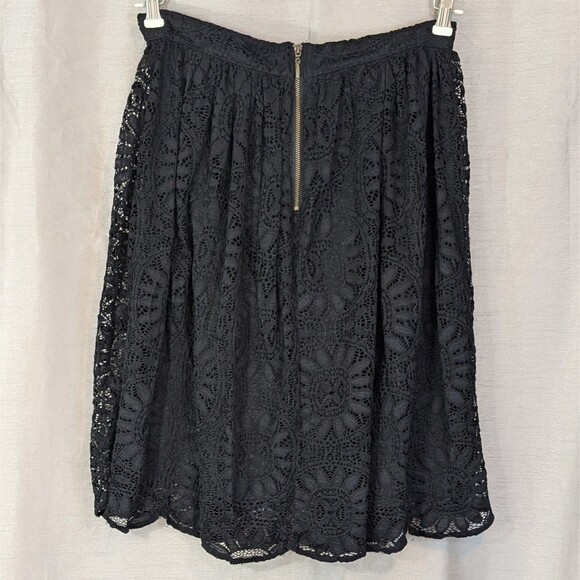 Xhilaration Women's Size M Black Lace Lined Skirt Whimsy Goth Dark Fairy Witch - Picture 2 of 16